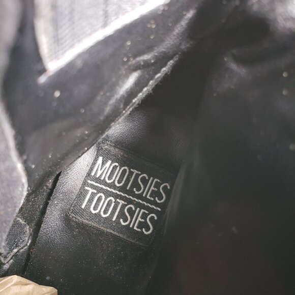 Vintage Mootsies Tootsies Booties Vegan Leather Chunky Y2K Square Toe size 8.5M - Picture 6 of 15